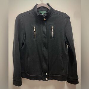 Ralph Lauren 100% Cotton Black Utility Jacket